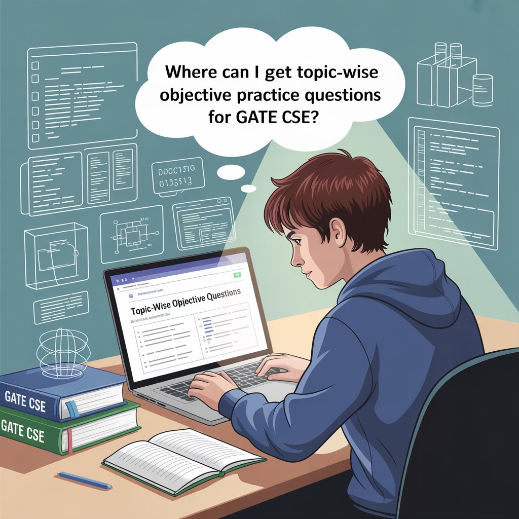 Where Can I Get Topic-Wise Objective Practice Questions for GATE CSE?
